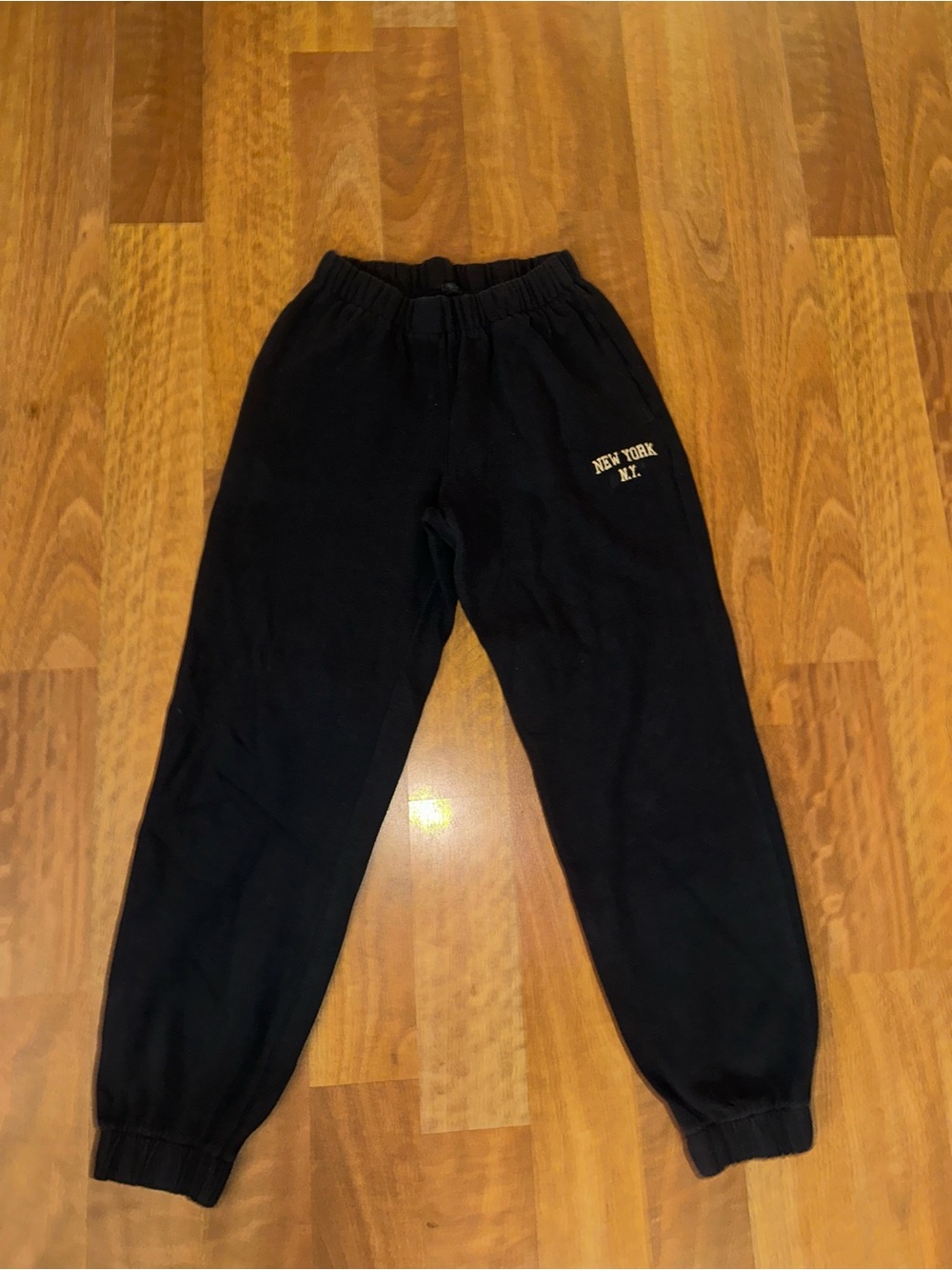 Navy Brandy Melville John Galt 'New York N.Y.' Women’s Sweatpants